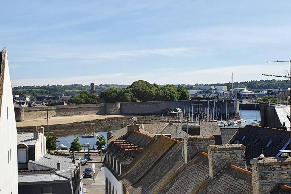 Le Phare De La Croix Pleine Vue Mer Centre Ville Concarneau Exteriör bild